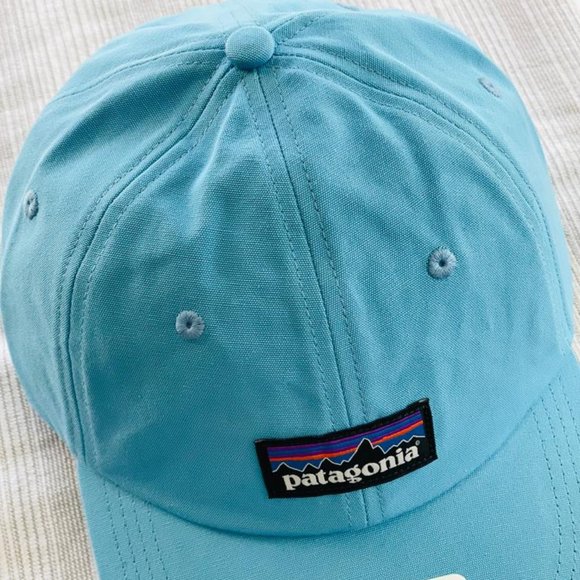 PATAGONIA MEN'S P-6 LABEL TRAD CAP COLOR - LAGO BLUE - Picture 2 of 8
